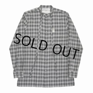 画像: DAIRIKU/Ribbon Tie Check Shirt（Black）［リボンタイチェックシャツ-23秋冬］