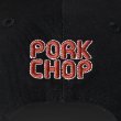 画像4: PORKCHOP/P WAPPEN CAP（BLACK）［ワッペンキャップ-23春夏］ (4)