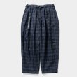 画像1: TIGHTBOOTH/FURROW BALLOON PANTS（Blue Plaid）［ファロウバルーンパンツ-23夏］ (1)