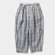 画像1: TIGHTBOOTH/FURROW BALLOON PANTS（White Plaid） 【30%OFF】［ファロウバルーンパンツ-23夏］ (1)