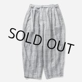 画像: TIGHTBOOTH/FURROW BALLOON PANTS（White Plaid） 【30%OFF】［ファロウバルーンパンツ-23夏］