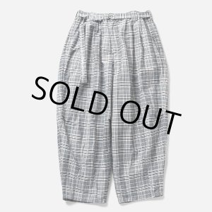 画像: TIGHTBOOTH/FURROW BALLOON PANTS（White Plaid） 【30%OFF】［ファロウバルーンパンツ-23夏］