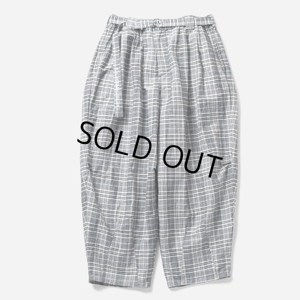 画像1: TIGHTBOOTH/FURROW BALLOON PANTS（White Plaid） 【30%OFF】［ファロウバルーンパンツ-23夏］ (1)