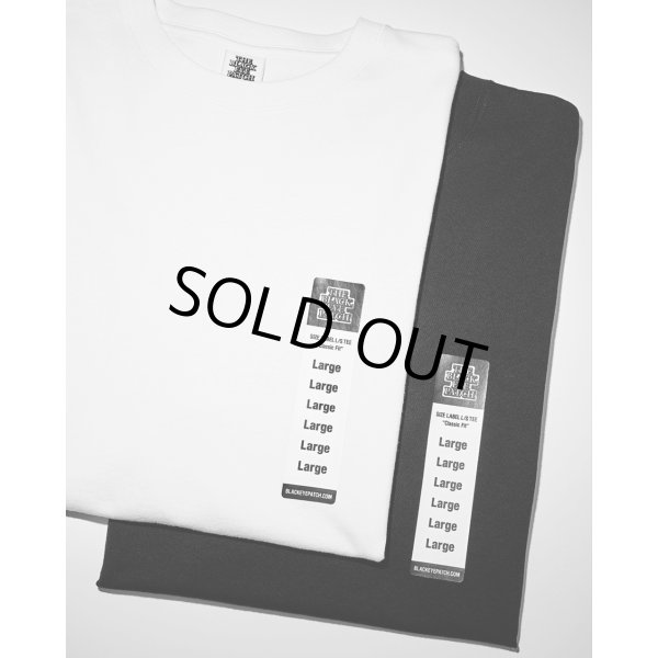 画像2: BlackEyePatch/SIZE LABEL TEE（HEATER GRAY） (2)