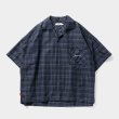 画像1: TIGHTBOOTH/FURROW SHIRT（Blue Plaid） 【30%OFF】［ファロウシャツ-23夏］ (1)