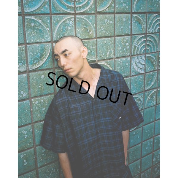 画像4: TIGHTBOOTH/FURROW SHIRT（Blue Plaid） 【30%OFF】［ファロウシャツ-23夏］ (4)