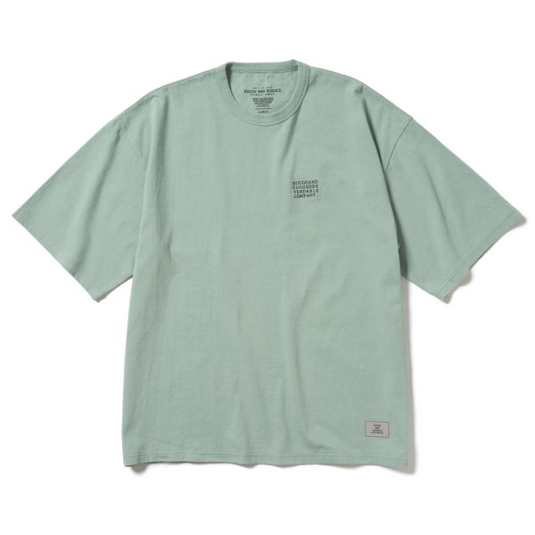 画像1: 【50%OFF】ROUGH AND RUGGED/MIL SS（SAGE GREEN）［刺繍T-23春夏］ (1)