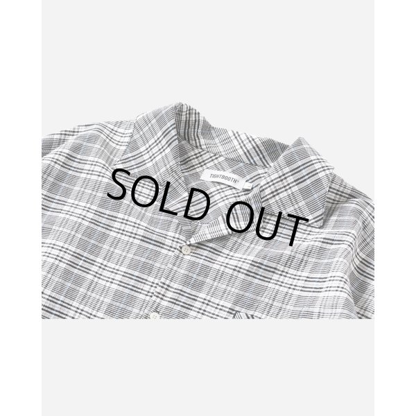 画像2: TIGHTBOOTH/FURROW SHIRT（White Plaid） 【40%OFF】［ファロウシャツ-23夏］ (2)