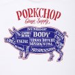 画像3: PORKCHOP/PORK BACK TEE（WHITE）［プリントT-23春夏］ (3)