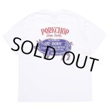 画像: PORKCHOP/PORK BACK TEE（WHITE）［プリントT-23春夏］