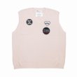 画像1: 【40%OFF】DAIRIKU/Lame Knit Vest（Pink）［ラメニットベスト-23秋冬］ (1)
