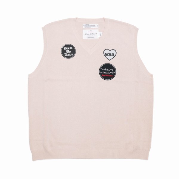 画像1: DAIRIKU/Lame Knit Vest（Pink） 【30%OFF】［ラメニットベスト-23秋冬］ (1)