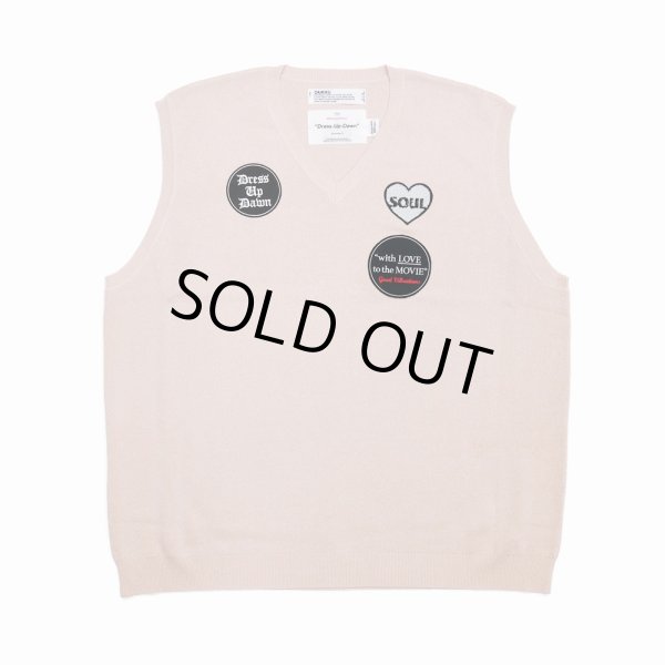 画像1: 【40%OFF】DAIRIKU/Lame Knit Vest（Pink）［ラメニットベスト-23秋冬］ (1)