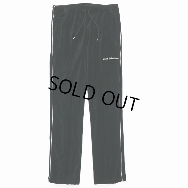 画像1: DAIRIKU/Velour Track Pants（Black） 【30%OFF】［ベロアトラックパンツ-23秋冬］ (1)