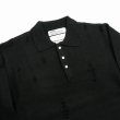 画像3: DAIRIKU/Fulling Damage Tite Polo Knit（Black） 【30%OFF】［ダメージポロニット-23秋冬］ (3)