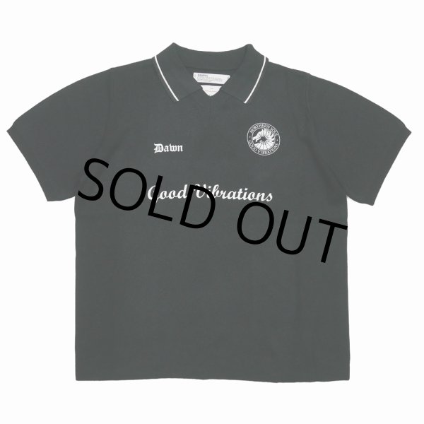 画像1: DAIRIKU/Lame Soccer Uniform Knit Pullover（Black）［ラメサッカーユニフォームニット-23秋冬］ (1)