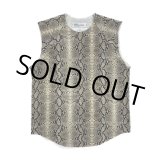画像: 【40%OFF】DAIRIKU/"Python" No-Sleeve Tour Tee（Python）［ノースリーブツアーT-23秋冬］