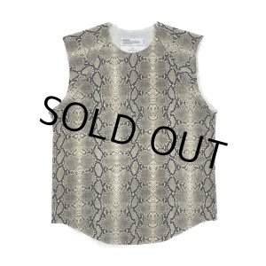 画像: 【40%OFF】DAIRIKU/"Python" No-Sleeve Tour Tee（Python）［ノースリーブツアーT-23秋冬］
