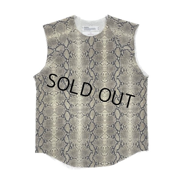 画像1: 【40%OFF】DAIRIKU/"Python" No-Sleeve Tour Tee（Python）［ノースリーブツアーT-23秋冬］ (1)