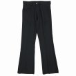 画像2: DAIRIKU/"Flare" Pressed Pants（Black）［"フレア"スタプレパンツ-23秋冬］ (2)