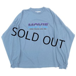 画像: DAIRIKU/"MOVIE" Tee（Aqua）［刺繍長袖T-23秋冬］