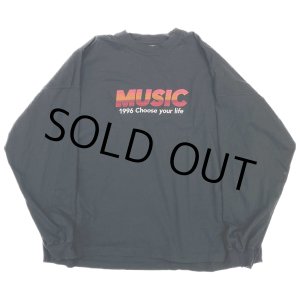 画像: DAIRIKU/"MUSIC" Tee（Black）［刺繍長袖T-23秋冬］