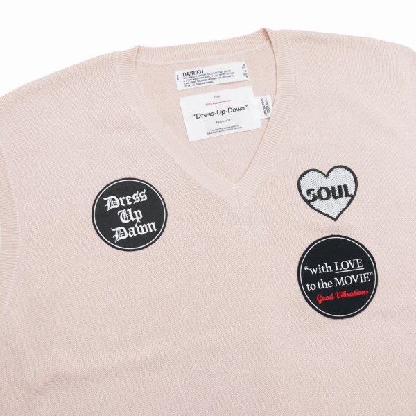 画像3: DAIRIKU/Lame Knit Vest（Pink） 【30%OFF】［ラメニットベスト-23秋冬］ (3)