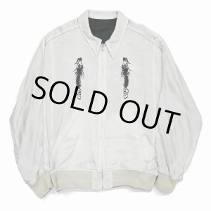 画像: DAIRIKU/Reversible Ska Jumper（White x Black） 【30%OFF】［リバーシブルスカジャン-23秋冬］