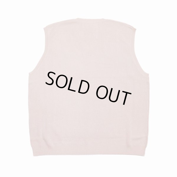 画像2: 【40%OFF】DAIRIKU/Lame Knit Vest（Pink）［ラメニットベスト-23秋冬］ (2)