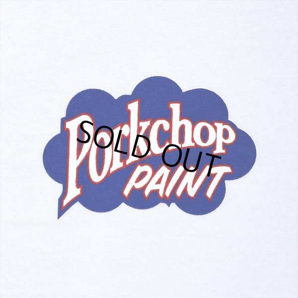 画像3: PORKCHOP/PORKCHOP PAINT TEE（WHITE）［プリントT-23春夏］ (3)