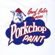 画像4: PORKCHOP/PORKCHOP PAINT TEE（WHITE）［プリントT-23春夏］ (4)