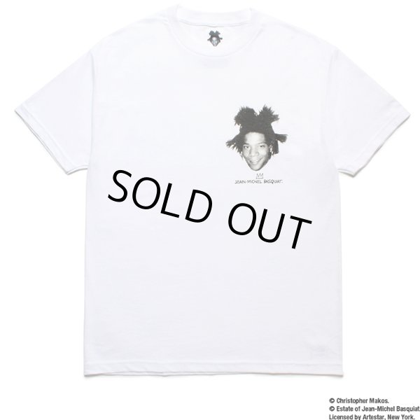 画像1: WACKO MARIA/JEAN-MICHEL BASQUIA / T-SHIRT（WHITE）［プリントT-23秋冬］ (1)