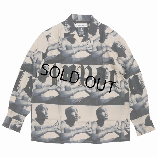 画像1: WACKO MARIA/2PAC / HAWAIIAN SHIRT（BEIGE）［ハワイアンシャツ-23秋冬］ (1)