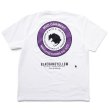 画像1: RATS/TWO WHEEL TEE（WHITE/PURPLE）［プリントT-23春夏］ (1)