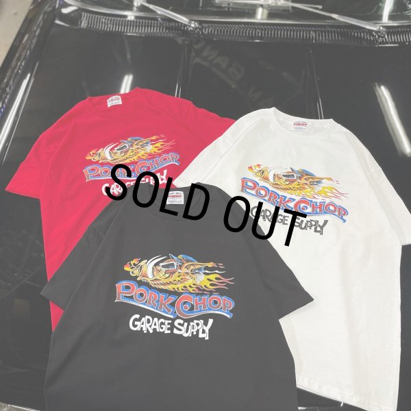 画像5: PORKCHOP/WILD PORK TEE（WHITE）［プリントT-23秋冬］ (5)