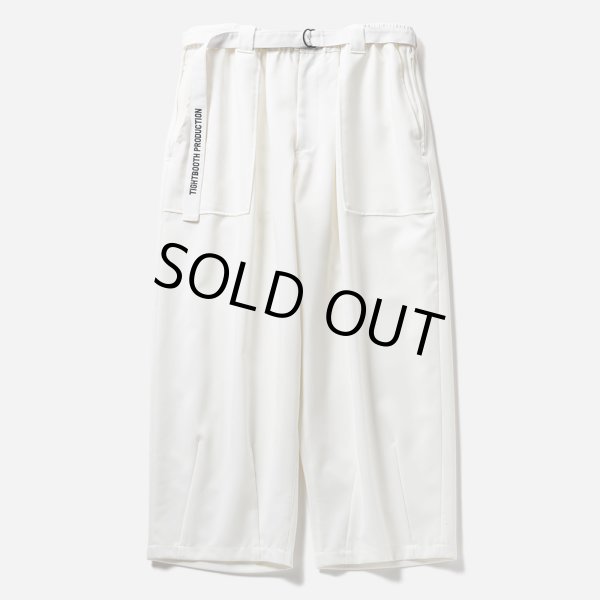 画像1: TIGHTBOOTH/BAKER BAGGY SLACKS（White） 【40%OFF】［ベイカーバギースラックス-23夏］ (1)