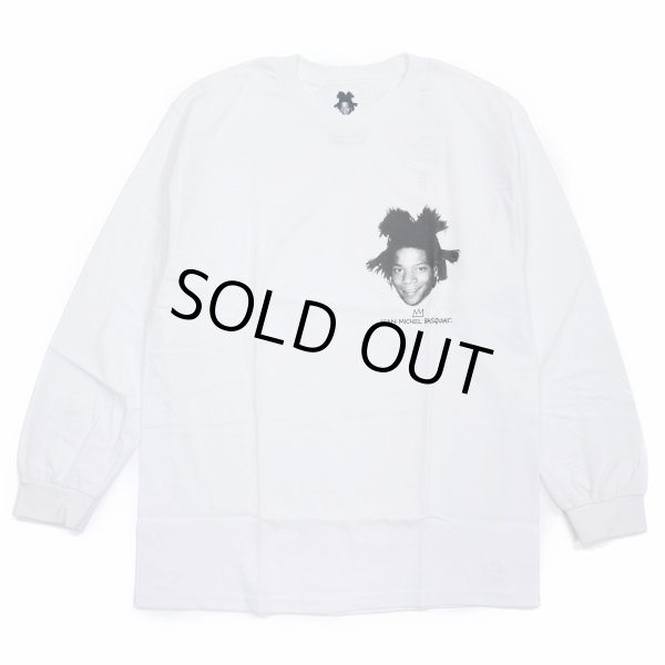 画像1: WACKO MARIA/JEAN-MICHEL BASQUIA / LONG SLEEVE T-SHIRT（WHITE）［プリント長袖T-23秋冬］ (1)