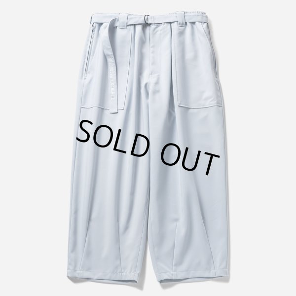 画像1: TIGHTBOOTH/BAKER BAGGY SLACKS（Sax） 【30%OFF】［ベイカーバギースラックス-23夏］ (1)