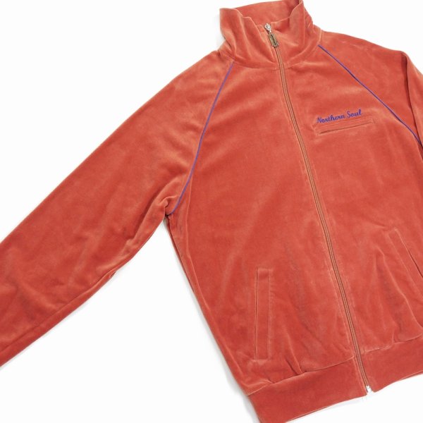 DAIRIKU/Velour Track Jacket（Orange） 【30%OFF】［ベロアトラック 