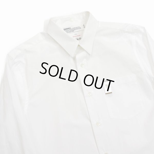 画像3: DAIRIKU/Dress L-S Shirt（White） 【40%OFF】［ドレスシャツ-23秋冬］ (3)