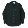 画像1: DAIRIKU/Dress L-S Shirt（Black） 【30%OFF】［ドレスシャツ-23秋冬］ (1)