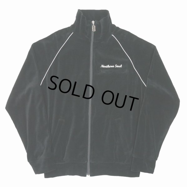 画像1: DAIRIKU/Velour Track Jacket（Black）［ベロアトラックJKT-23秋冬］ (1)