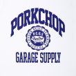 画像3: PORKCHOP/2nd COLLEGE TEE（WHITE）［プリントT-23秋冬］ (3)