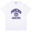 画像1: PORKCHOP/2nd COLLEGE TEE（WHITE）［プリントT-23秋冬］ (1)