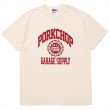 画像1: PORKCHOP/2nd COLLEGE TEE（CREAM）［プリントT-23秋冬］ (1)