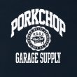 画像3: PORKCHOP/2nd COLLEGE TEE（NAVY）［プリントT-23秋冬］ (3)