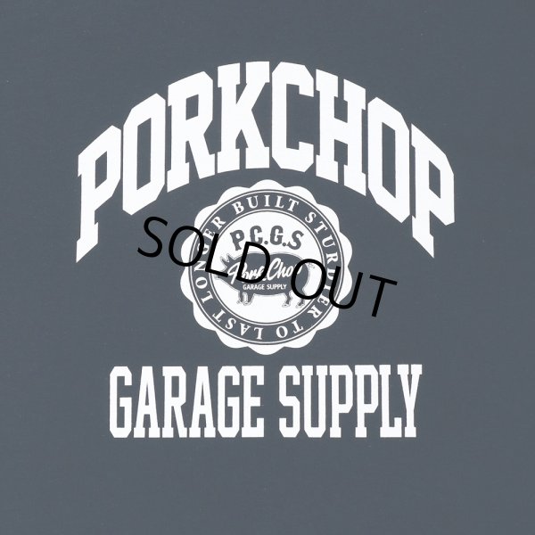 画像3: PORKCHOP/2nd COLLEGE TEE（NAVY）［プリントT-23秋冬］ (3)