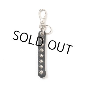 画像: CALEE/STUDS LEATHER ASSORT KEY RING -TYPE I- B（BLACK B）［スタッズレザーキーリング-23秋冬］