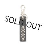 画像: CALEE/STUDS LEATHER ASSORT KEY RING -TYPE I- C（BLACK C）［スタッズレザーキーリング-23秋冬］