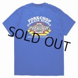 画像: PORKCHOP/3D B&S TEE（BLUE）［プリントT-23秋冬］